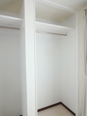 使いやすいクローゼットに